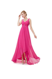 Anneprom A-Line High Quality Chiffon V-Back Prom Dresses Evening Dresses APB0015