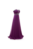 Anneprom A-Line Sweetheart Chiffon Long Prom Dresses Evening Dresses APB0013