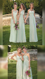 Anneprom Chic A-line Scoop Long Bridesmaid Dress Lace Bridesmaid Dresses Evening Dresses APB0109