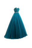 Anneprom Tulle Sequin Ball Gown Prom Dresses Evening Gown APB0017