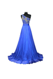 Anneprom A-Line One Shoulder Chiffon Prom/Evening Dresses APB0022