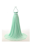 Anneprom A-Line Two Pieces Chiffon Prom Dresses Evening Dresses APB0023