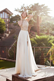 Anneprom Sleeveless High Neck Backless Chiffon Prom Dresses Evening Dresses APP0163