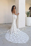 Anneprom Gorgeous V-Neck Sleeveless Tulle Wedding Dresses Bridal Gowns APW0224
