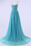 Anneprom Elegant A-Line Scoop Bridesmaid/Prom Dresses With Beading APB0007