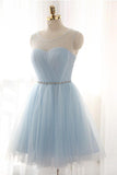 Anneprom Charming Tulle Short Prom Dresses Homecoming Dresses APH0019