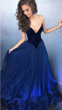 Anneprom Ball Gown Sweetheart Sweep Train Dark Red Tulle Prom Dress APP0229