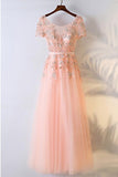 Anneprom Formal Ballgown Tulle Prom Dress With Butterflies Wedding Dresses APP0321