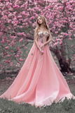 Anneprom Chic A-line Off The Shoulder Floor Length Amazing Wedding Dress for Sale APW0254