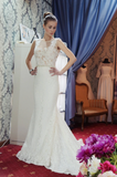 Anneprom Trumpet/Mermaid Scoop Wedding Dress,Lace Wedding Dresses Weeding Gowns APW0284