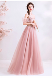 Anneprom Chic A line Off the shoulder Beautiful Prom Dress Unique Long Formal Gowns APP0602