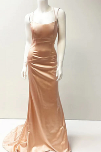 Elegant Sheath Spaghetti Straps Prom Dress,Beauty Evening Gown APP0716