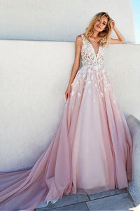 Anneprom Romantic Tulle & Taffeta Scoop Neckline A-Line Wedding Dresses APW0157