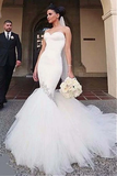 Anneprom Sweetheart Neckline Memaid Wedding Dresses With Beading APW0188